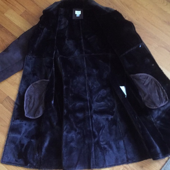 Cache suede coat - Picture 6 of 9